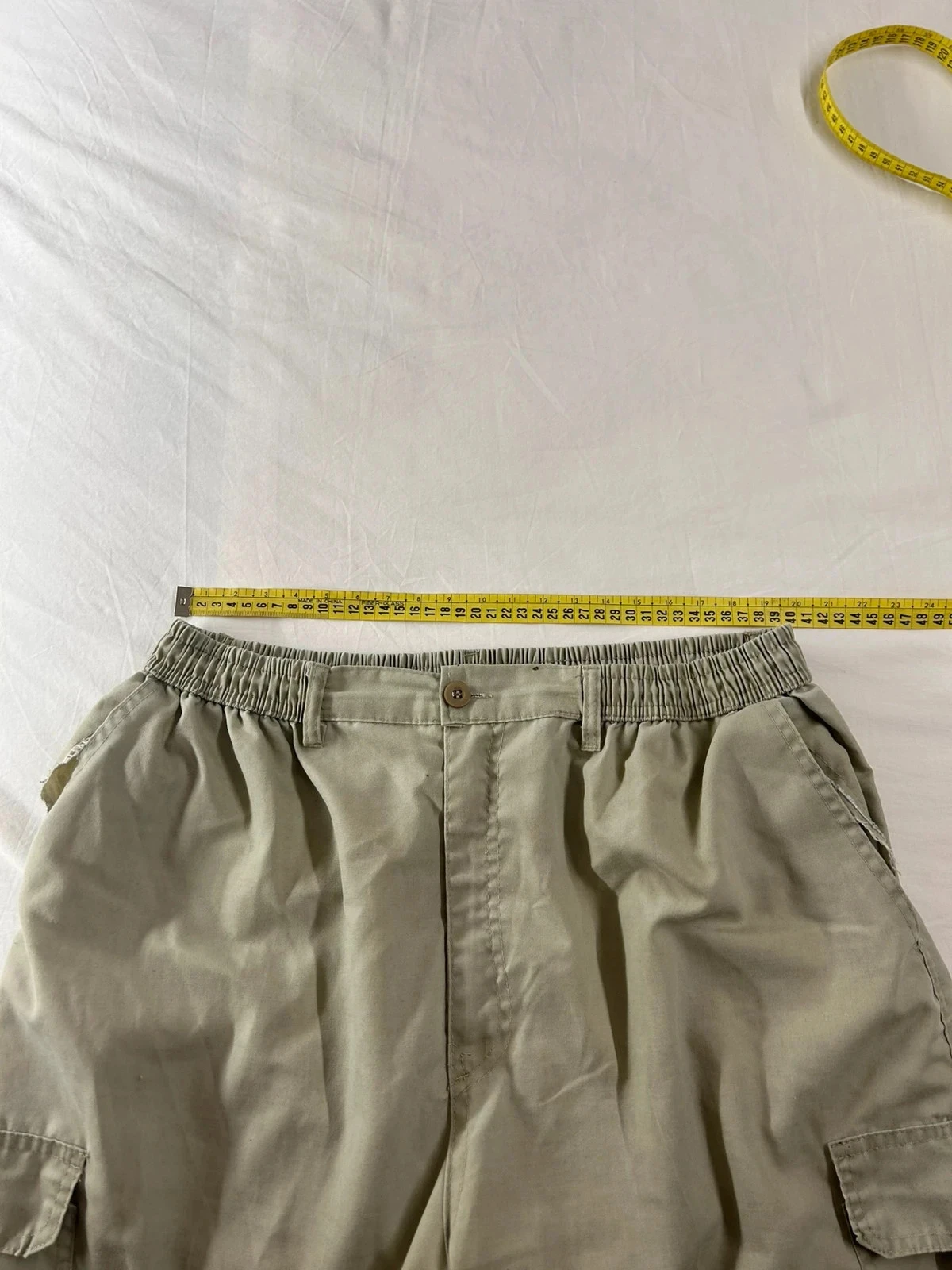 Beige crème vintage cargo short – photo 5